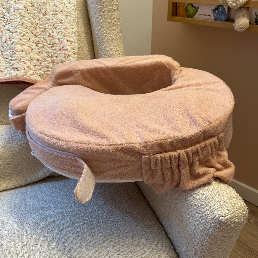 My Brest Friend Deluxe Nursing Pillow with Soft Rose cover